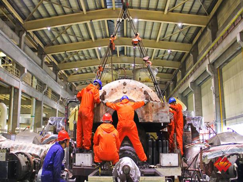 大連開發(fā)區(qū)熱電廠1號660mw機組扣缸